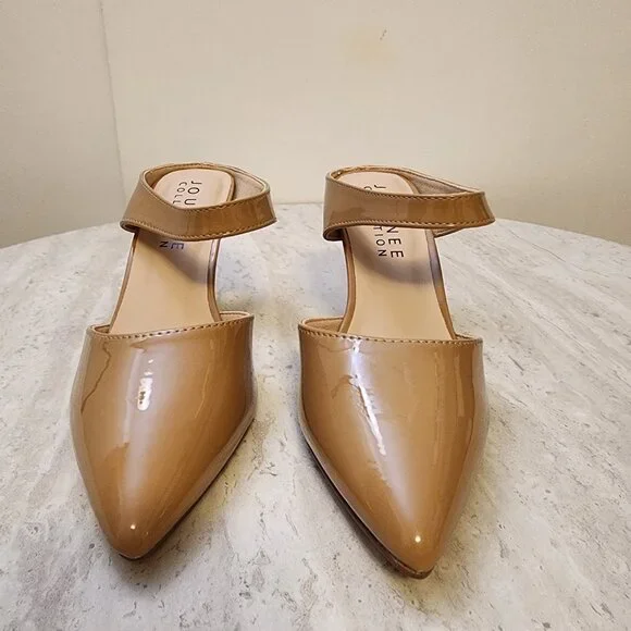 Journee Collection Womens Mae Tan Patent 5.5M - B034 - Picture 1 of 10